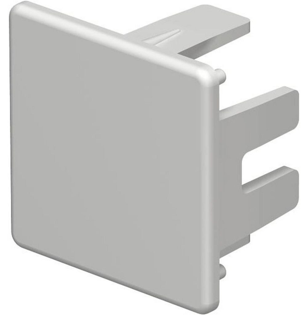 OBO Endstück, 30x30mm, Polyvinylchlorid, reinweiß, RAL Produktbild 
