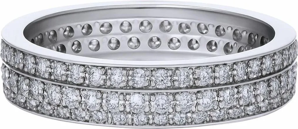 Anello Diamonfire 6117641582170: Splendore Platino e Argento 925