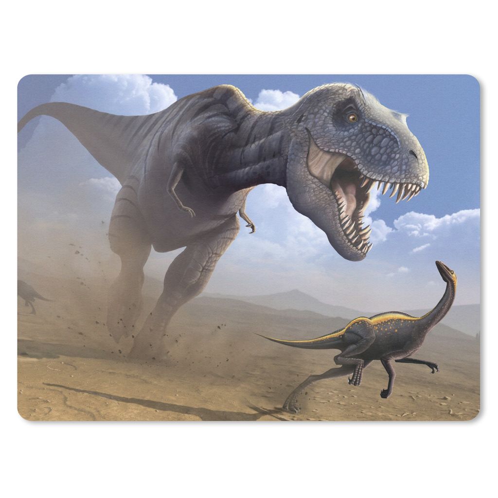 MuchoWow Mauspad Mousepad Dino - Wildlife - Zeichnung - Kinder - Kinder - Kinder 23x19 cm - Mousepads - Maus Mat - Pad - Mausunterlage - Schreibt...