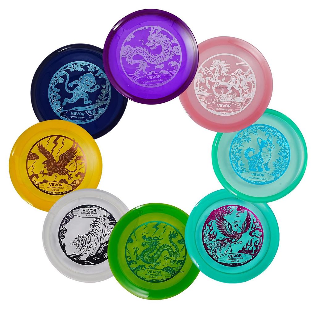 VEVOR Discgolf-Set Starterset (8 ks), frisbee pre Obrázok produktu 