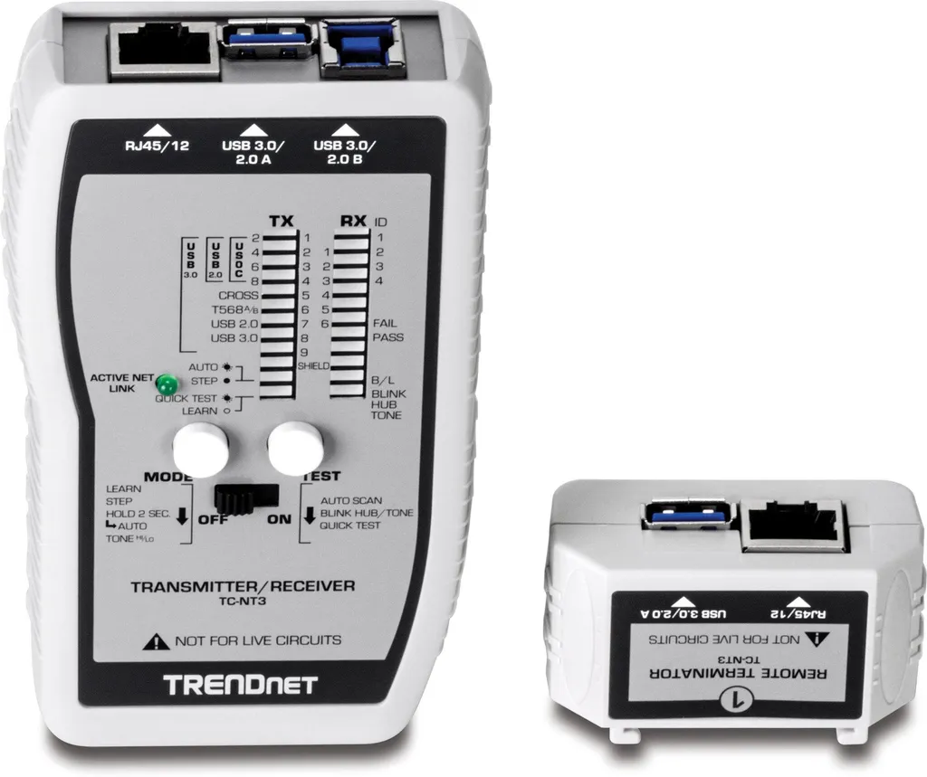 TRENDnet Testeur de Câbles VDV et USB avec Sacoche de Transport 300m