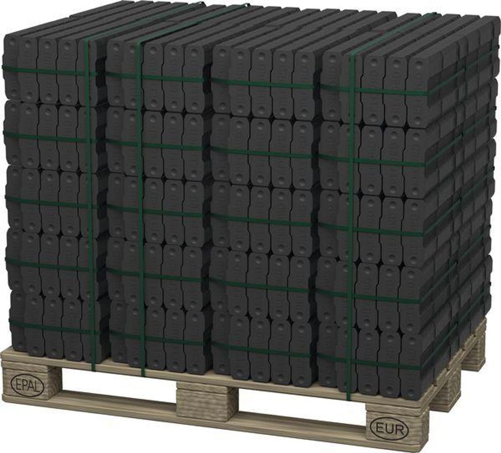 Rekord Braunkohle Bündelbriketts 1000 kg Produktbild 