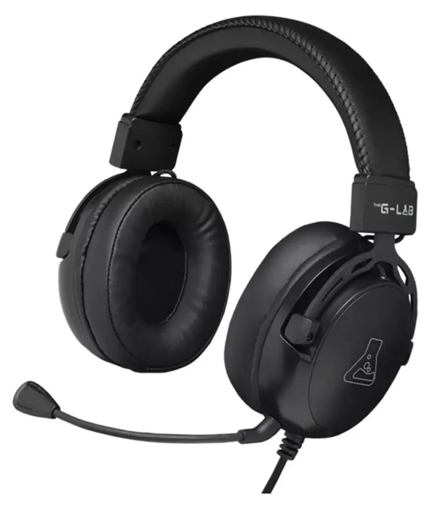Casque de Gamer avec Micro et Finition Aluminium - The G-Lab Korp Alu