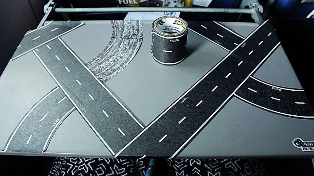 Straßenaufkleber 10 m Rolle für Spielzeugautos Breite 3-4 Produktbild 