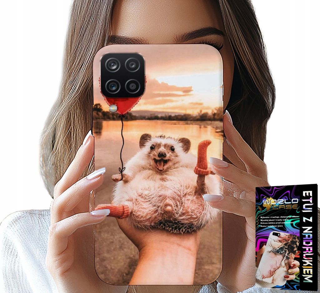 Etui Für Samsung Galaxy A22 5G - Bedruckter Süsser Pygmäen-Igel, Etui