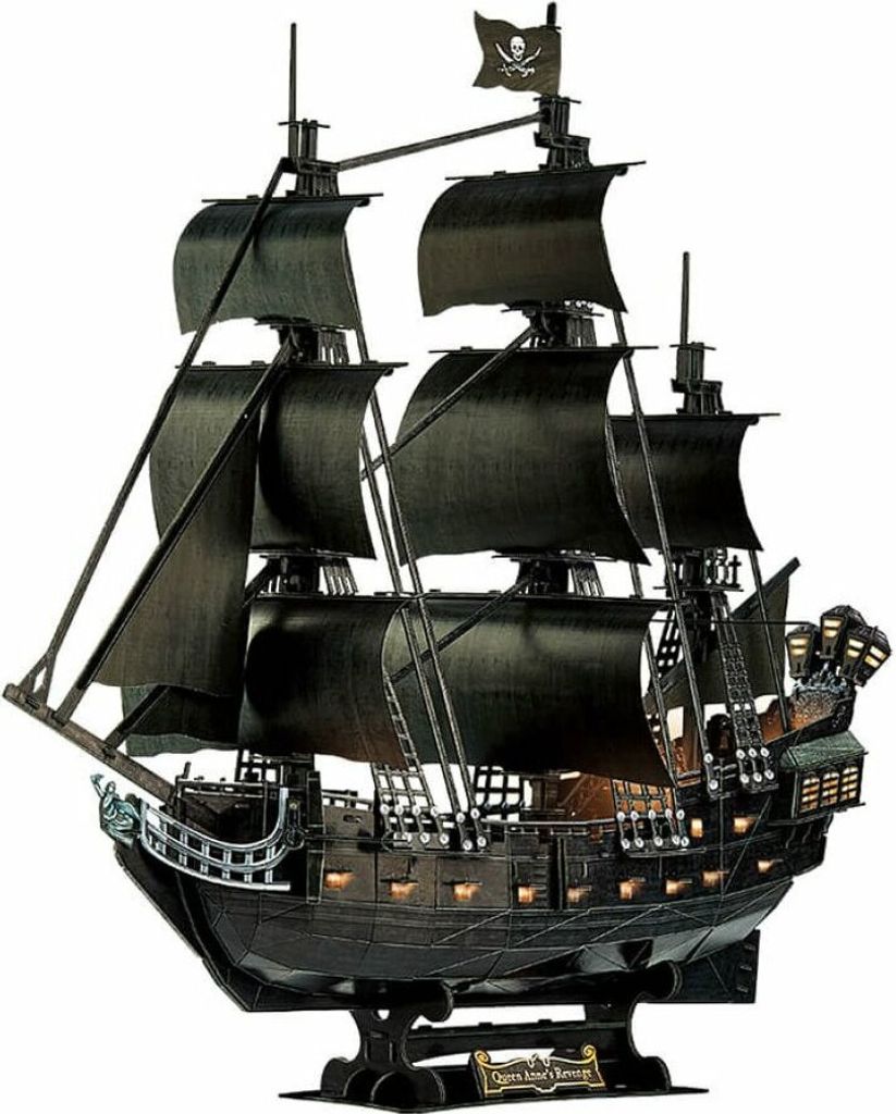 Cubic Fun CUBICFUN 3D puzzle with LED Queen Anne´s Revenge Obrázok produktu 