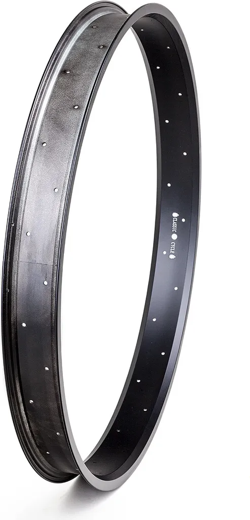 Jante alu 28 pouces 67 mm noir mat idéale pour vélo cargo et cyclotourisme