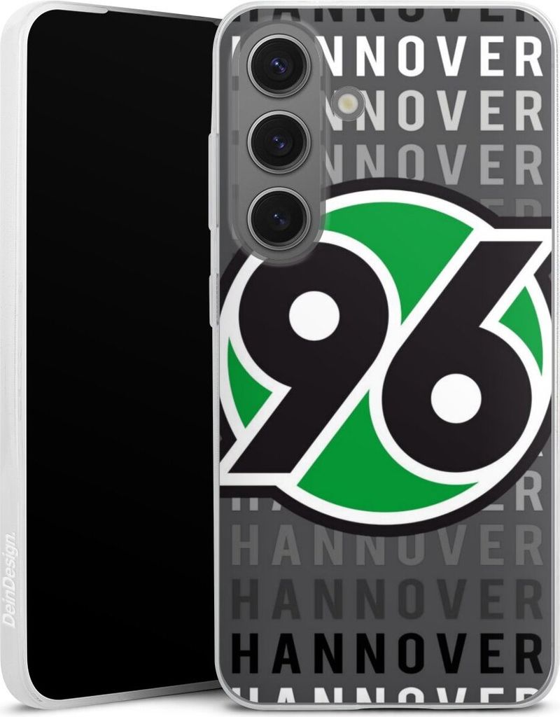 DeinDesign Slim Hülle für Samsung Galaxy S25 Silikon Case Ultra Dünn Handyhülle H96 Hannover 96 Offizielles Lizenzprodukt