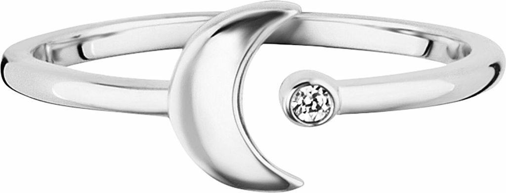 cai Ring 925/- Sterling Silber weiß 060 (19,1) Zirkonia weiß 135270161