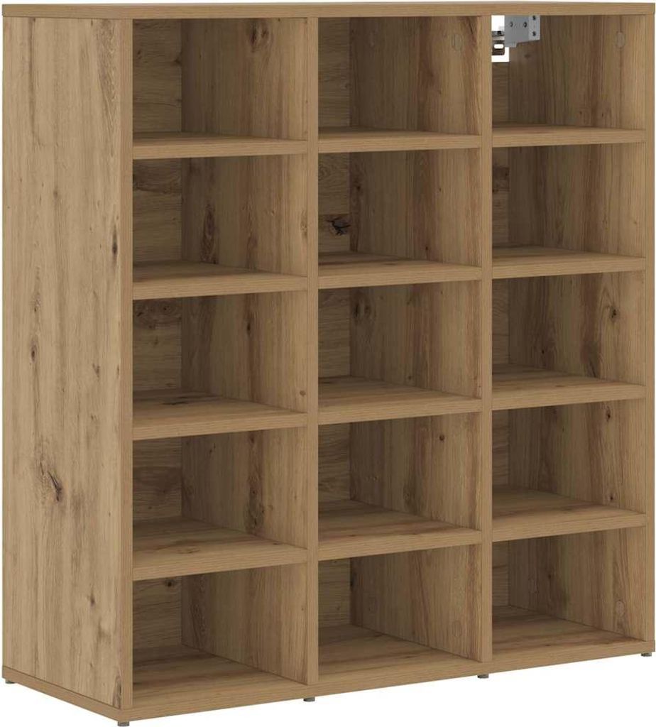 vidaXL Schuhschrank Artisan-Eiche 77,5 x 30 x 83,5 cm Holzwerkstoff