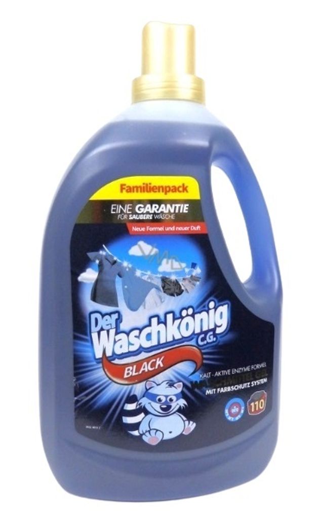 Prací gel Der Waschkonig Black na černé tkaniny 3,305 l Obrázek produktu 