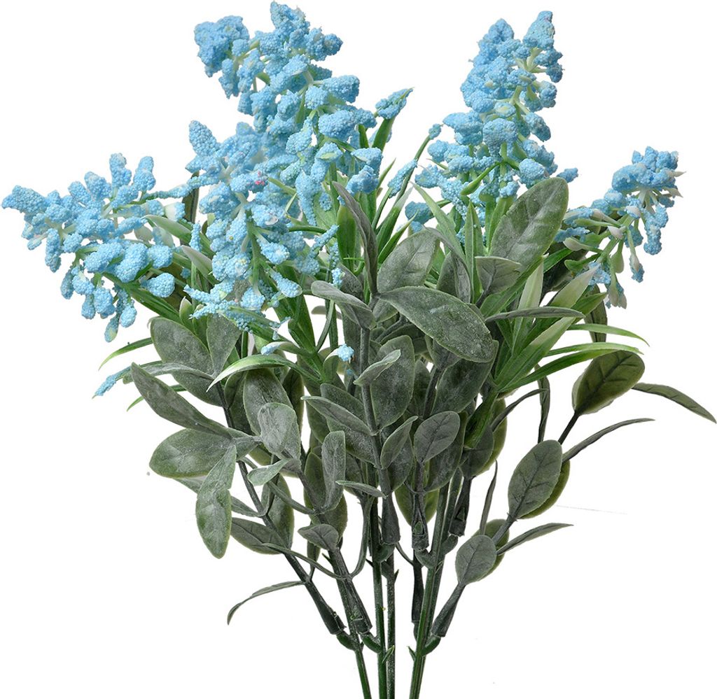 Clayre & Eef Kunstblume 32 cm Blau Kunststoff