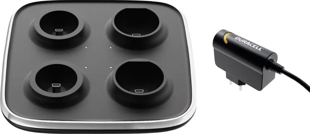 Dock Station PS Move 4 Slot: Caricatore Rapido per VR Controller e PS4 - 4