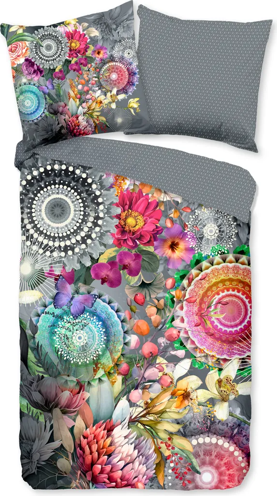 Set Copripiumino Microfibra Con Stampa 3D Mandala Colorato – Incluso Copripiumino Con Cerniera E Federe – Doppia (200x200cm) - 6