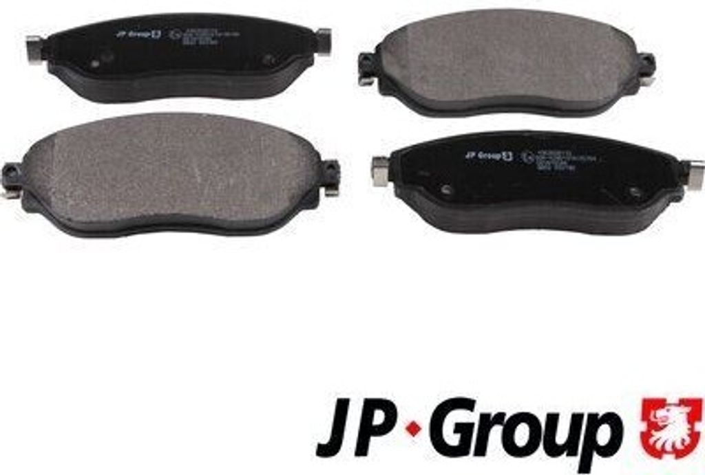 JP GROUP 4363606110 - OE 6000620046 Bremsbeläge, Vorne für Trafic III (FG), Vivaro (X82), Vivaro B (X82), Trafic III (JG), Talento, Trafic III (EG)