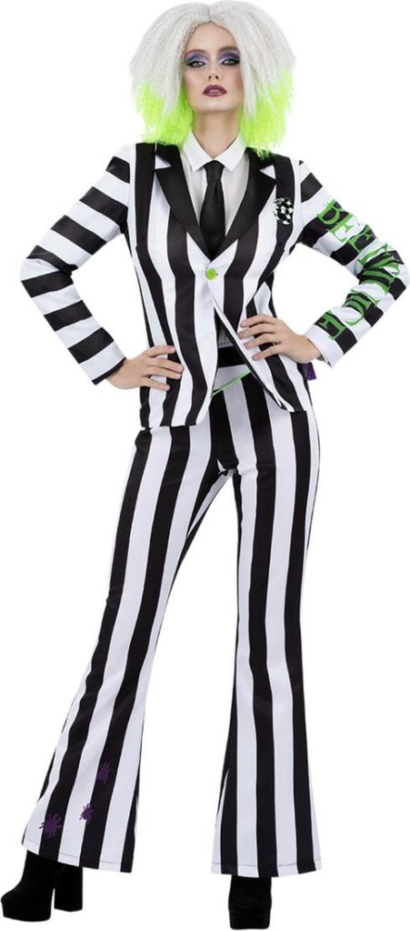 Beetlejuice Hosenanzug - Halloween Kostüm Damen Größe: L