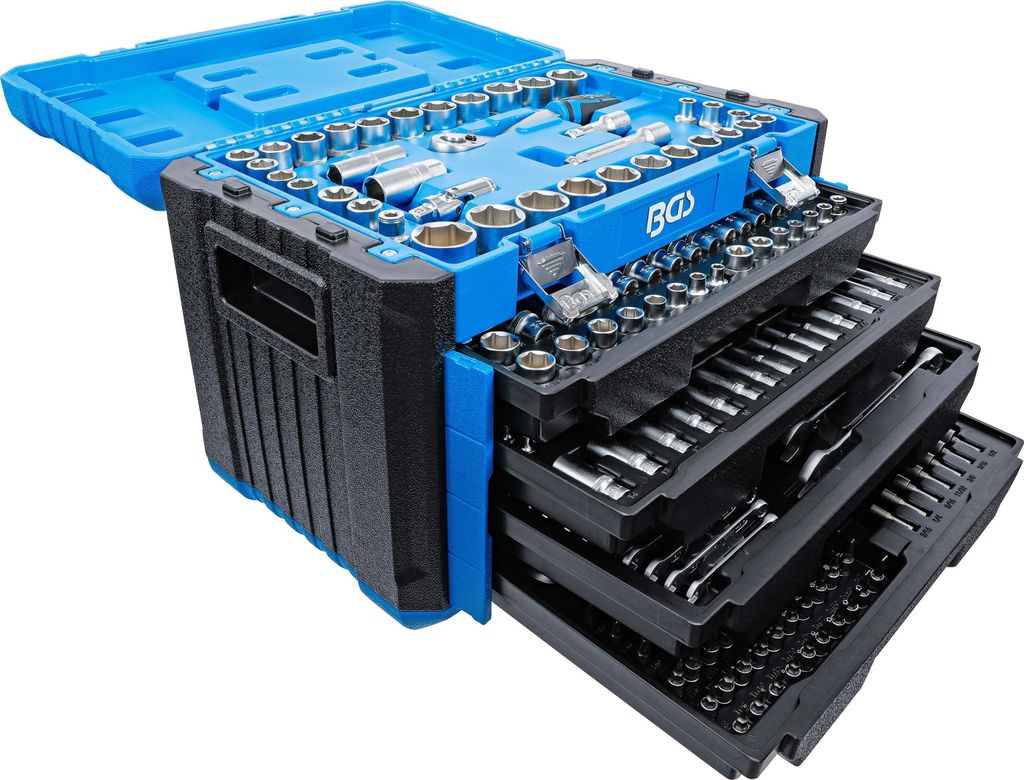BGS technic Socket Set Hexagon, 21282 mm, 21,3 kg