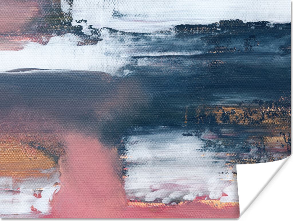 MuchoWow Poster Abstrakt - Malerei - Design 160x120 cm - Foto Plakat