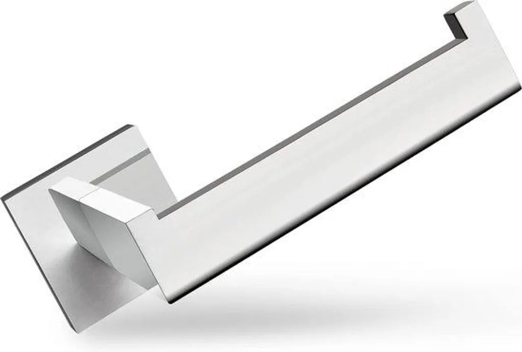 Porte-rouleau toilette stable en inox chrome : fini le rouleau qui glisse