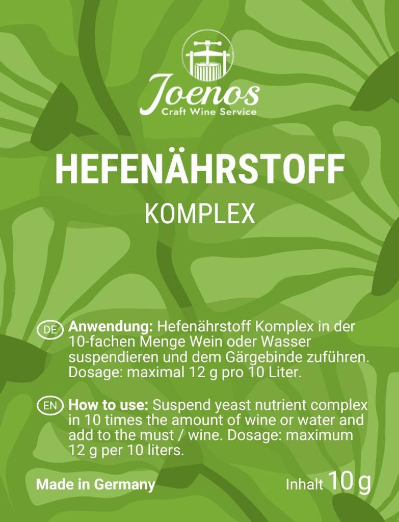 Joenos Hefenährstoff KOMPLEX – 10g Kombipräparat