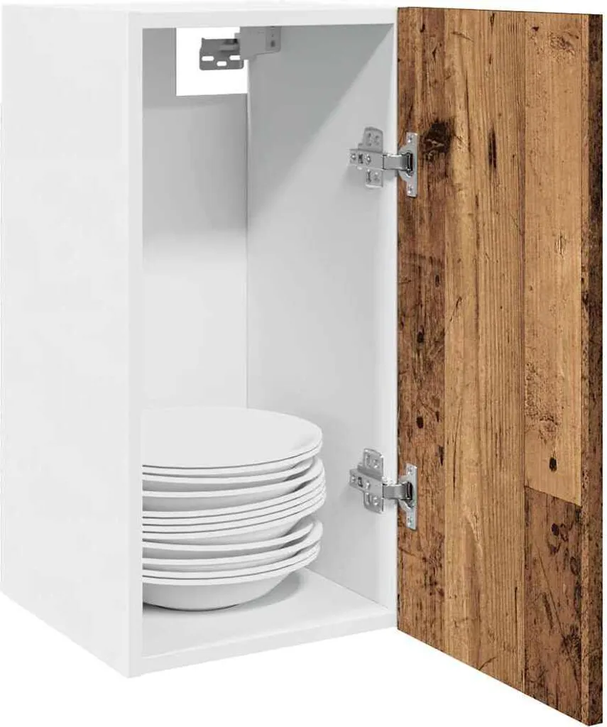 Mobile Pensile Lyon 30x31x60 cm Effetto Legno Antico - Cucina Design