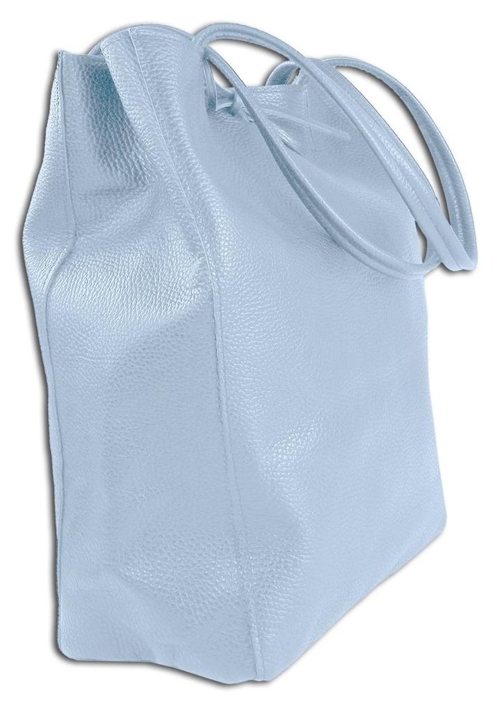 Tasche hellblau Toscanto Shopper Leder OTTM107SH Produktbild 