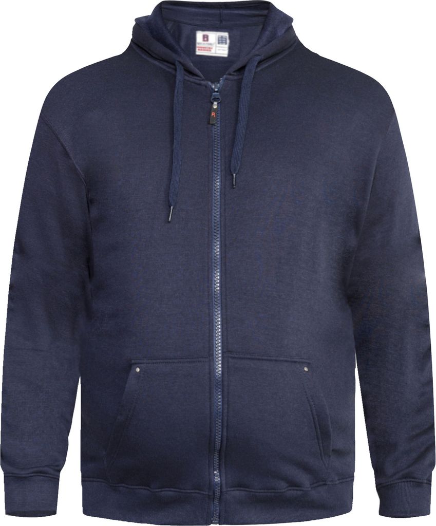 Duke - "D555 Rockford Cantor" Hoodie mit durchgehendem Reißverschluss für Herren DC104 (2XL) (Marineblau)
