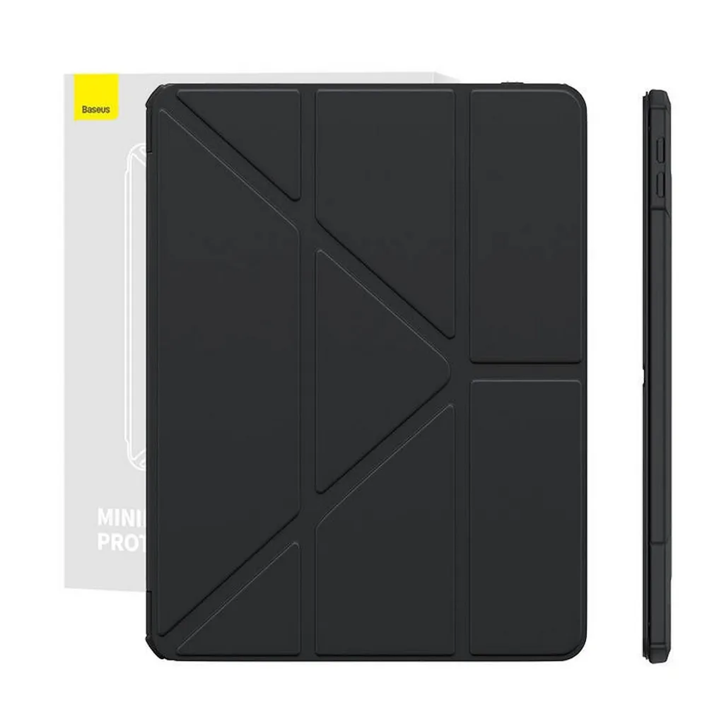 Baseus Minimalist iPad 10.2 Case Black - Cover Magnetica Slim con Porta Penna