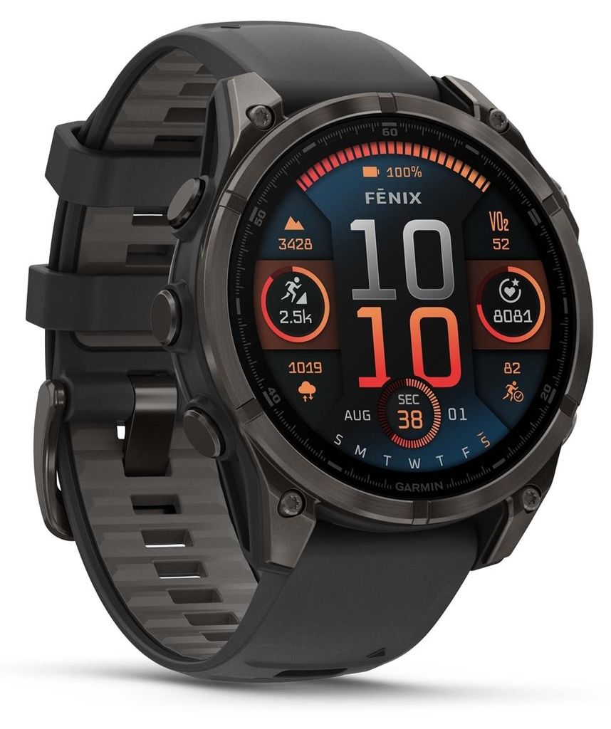 Garmin fenix 8, 3,56 cm (1.4"), AMOLED, Touchscreen, 32 GB, Produktbild 