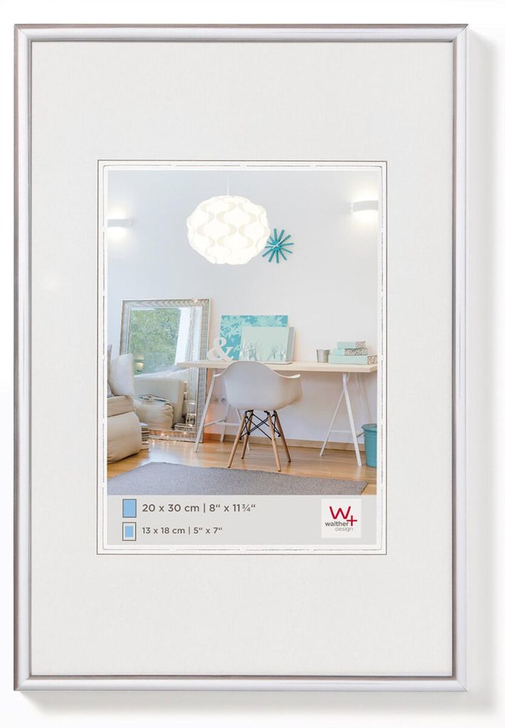 Walther New Lifestyle Bilderrahmen Silber 15x20