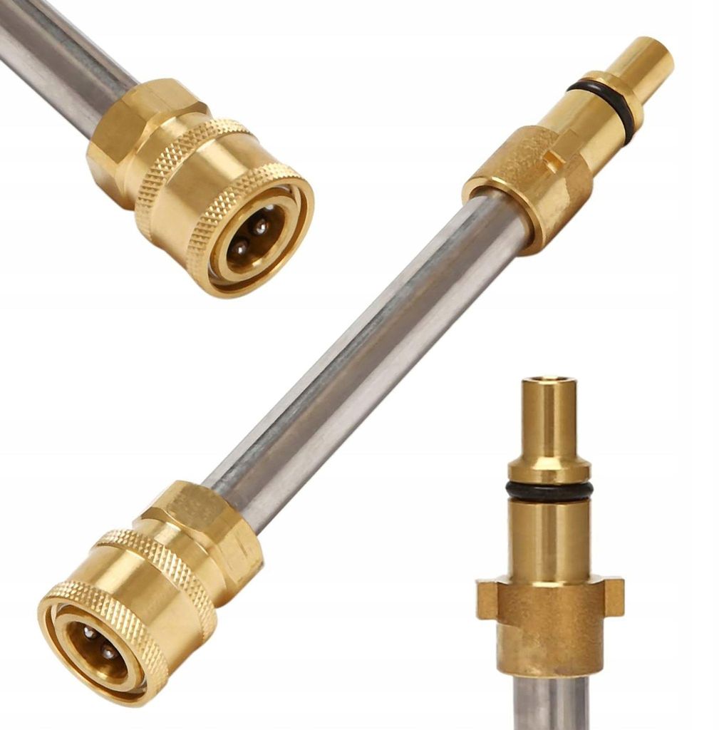 Rosfix Adapter Schnellkupplung – kompatibel mit Black&Decker, Bosch, Makita, Michelin | 1/4" QC Verbindung | für Hochdruckreiniger