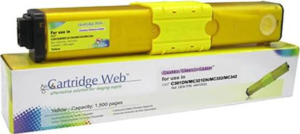 Toner Jaune pour OKI C301 44973533 : Finissez-en avec les Impressions Floues