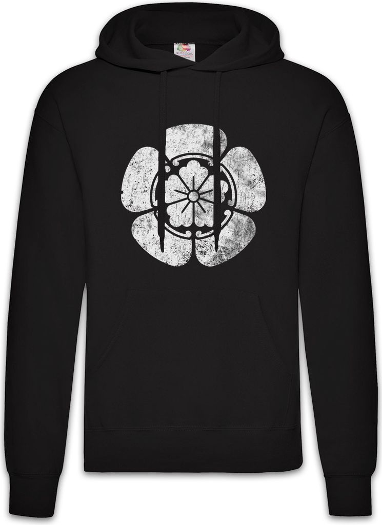 Urban Backwoods Oda Clan Mon Logo, Herren Hoodie, Farbe: Schwarz, Größe: S
