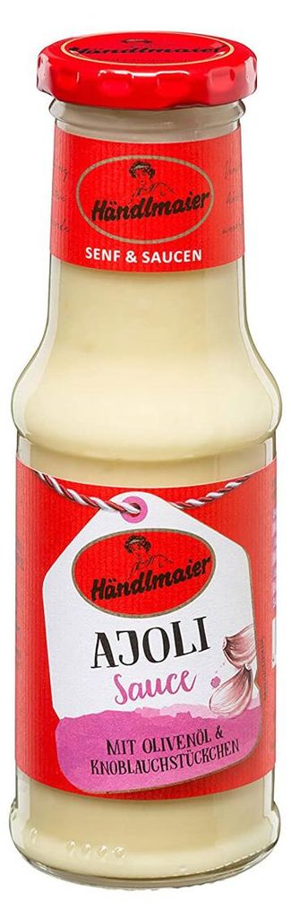 Händlmaier Salsa Ajoli Vegetariana Piquant in bottiglia Immagine del prodotto 