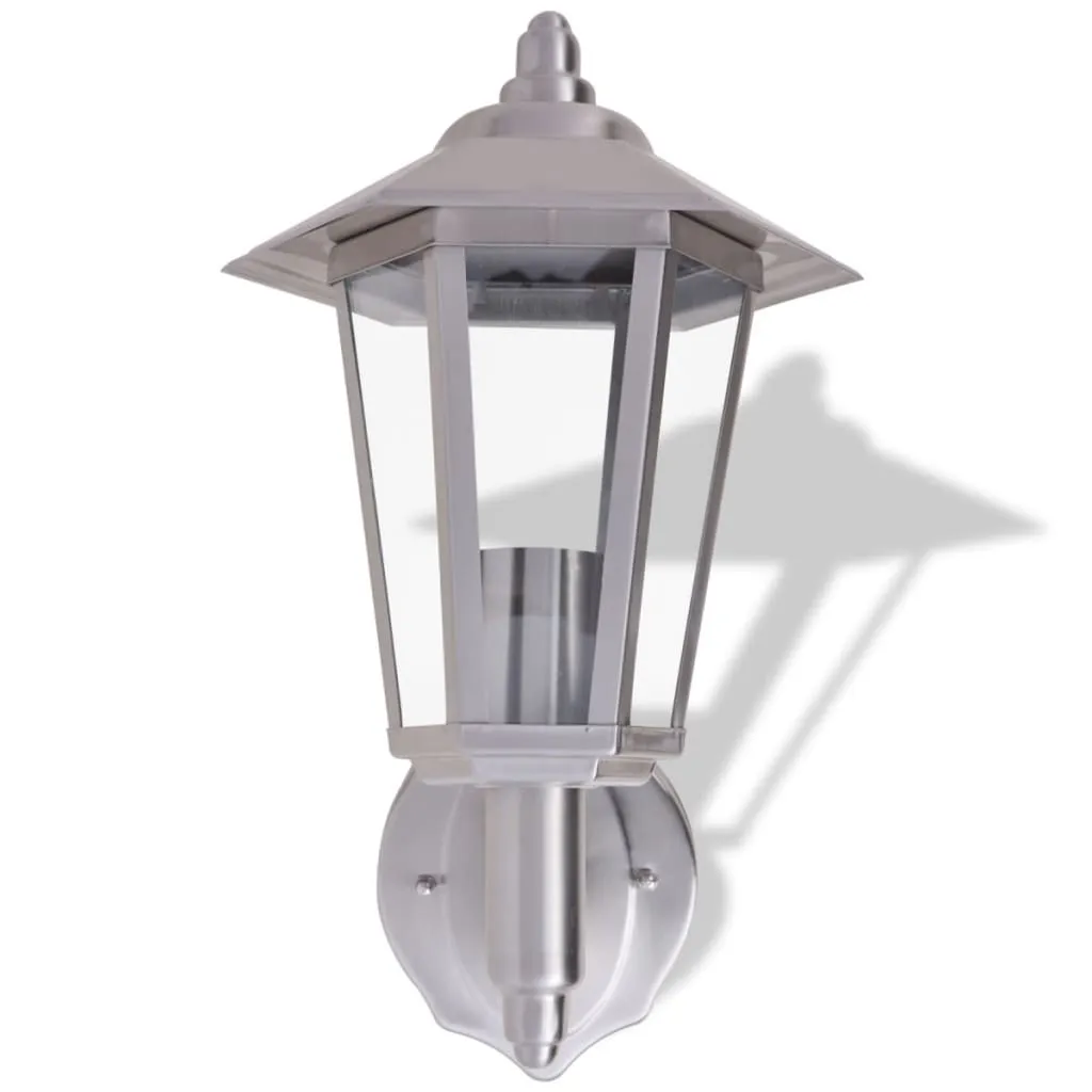 Lanterne extérieure verticale inox avec protection IP44 anticorrosion