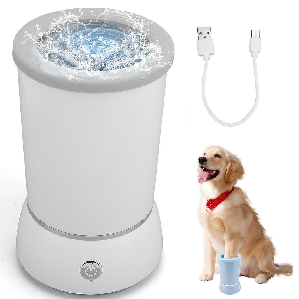 Pfotenreinigungsbecher mit usb, tierpflege, auto massage Produktbild 