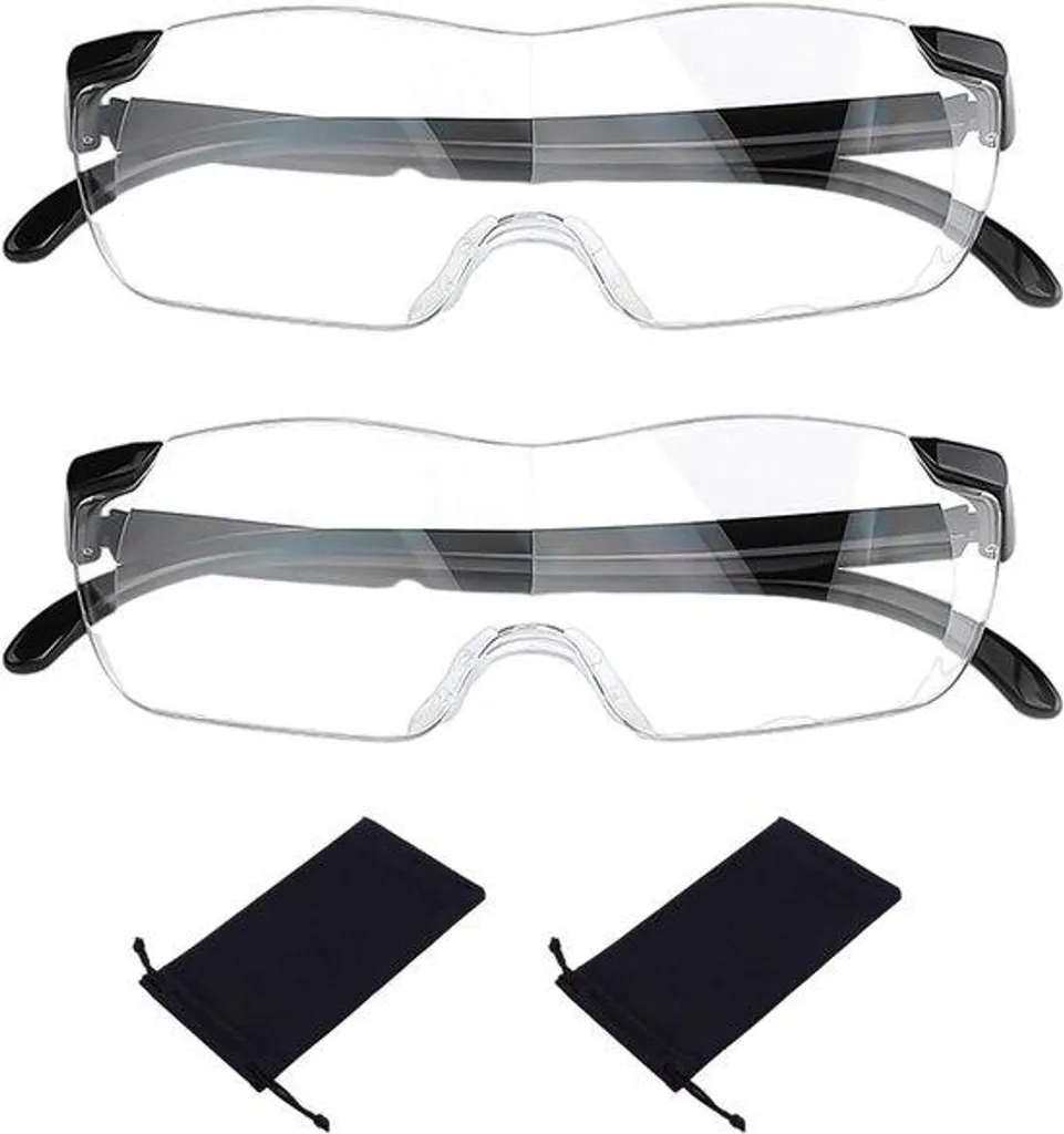 Lunettes grossissantes 16x haute définition avec étui de protection