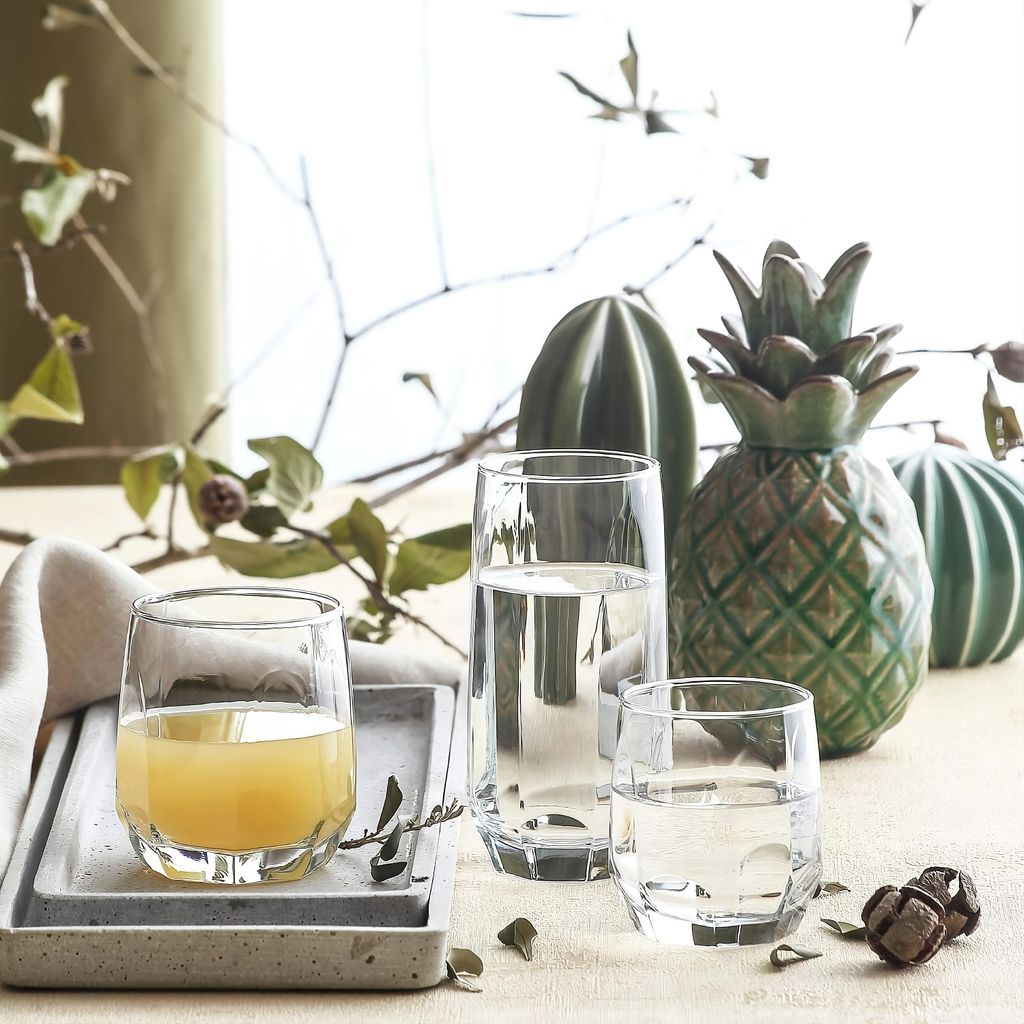 Montana Gala – Set Da 3 Bicchieri In Vetro 260 Ml, Lavabili In Lavastoviglie, Per Acqua E Succhi