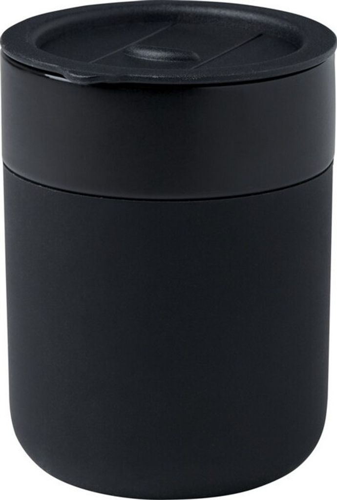 Trinkbecher "Java", Keramik, 330ml PF4478 (Einheitsgröße) (Schwarz)