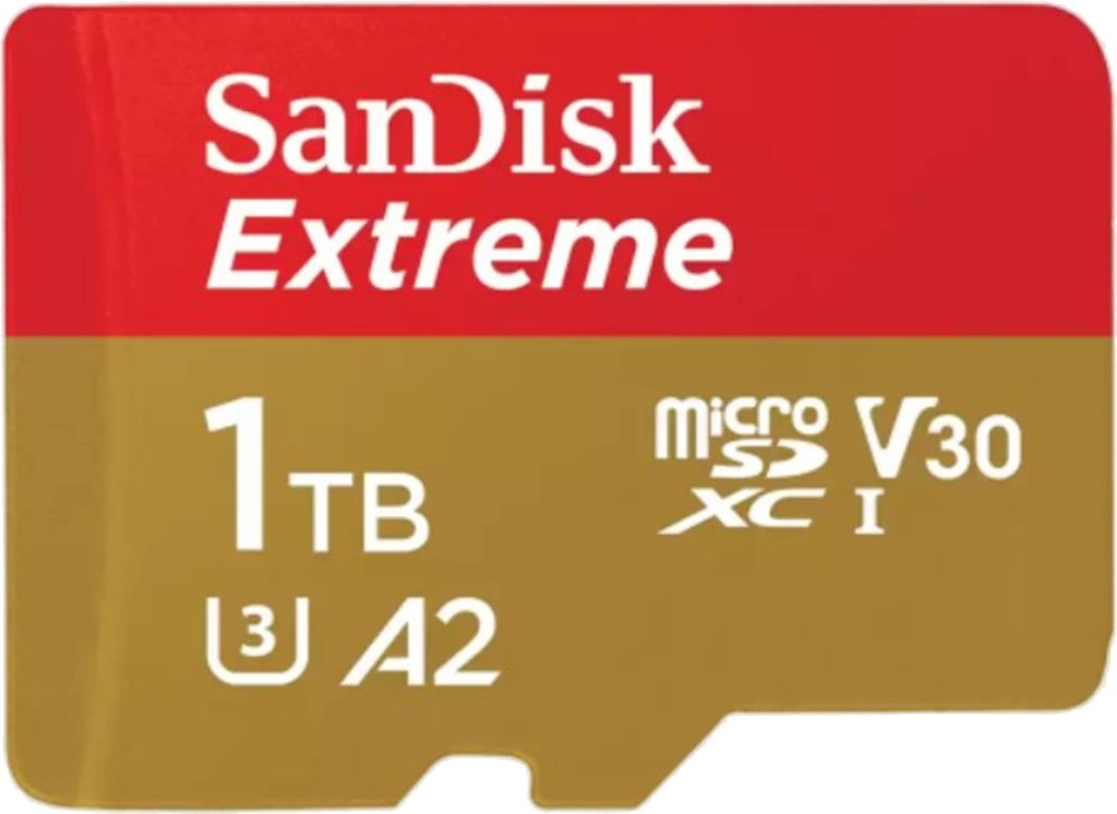 SanDisk microSDXC 1TB Extreme A2 C10 V30 UHS-I U3 Obrázek produktu 
