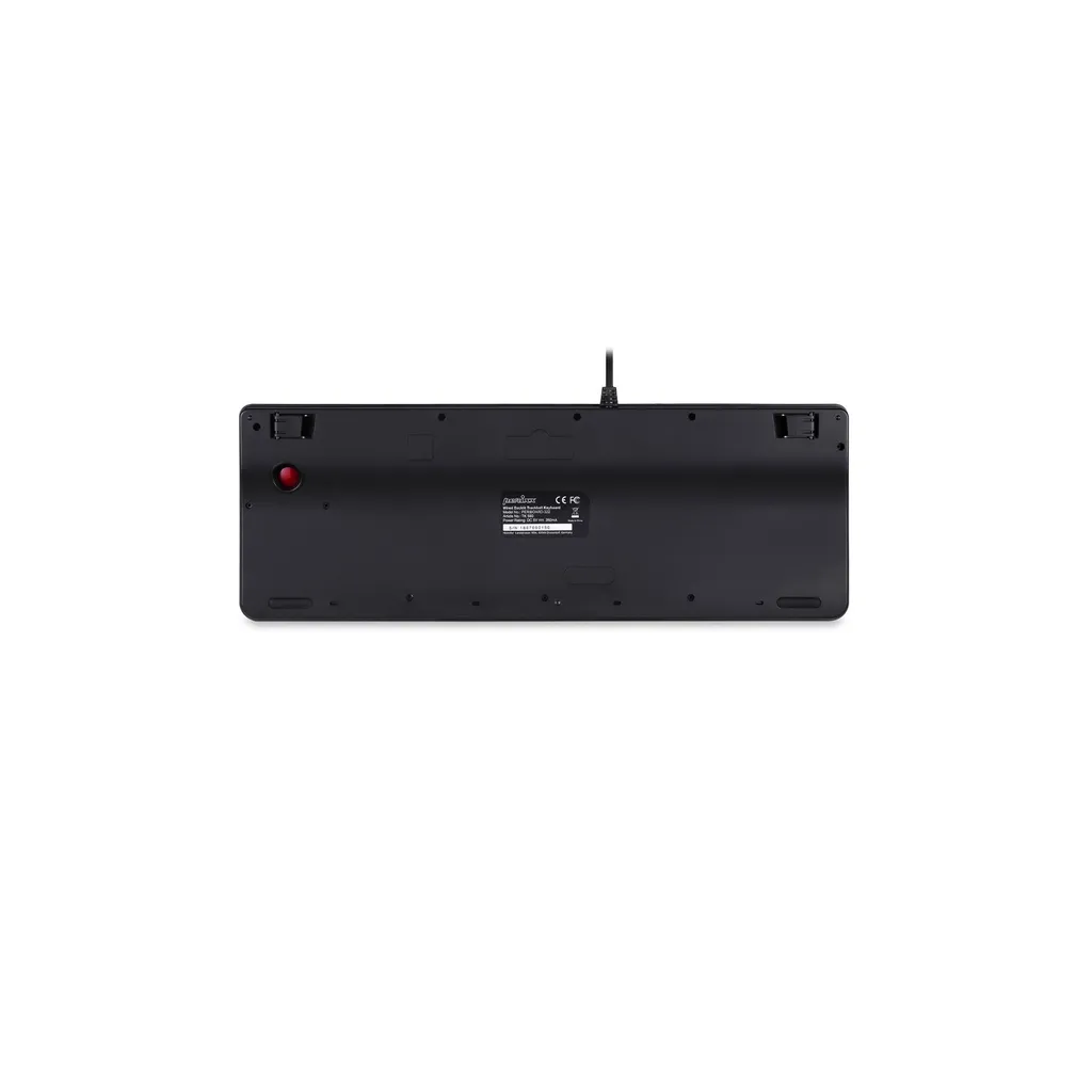 Perixx PERIBOARD-522 Clavier filaire boule de commande 55mm noir US Pro - 7