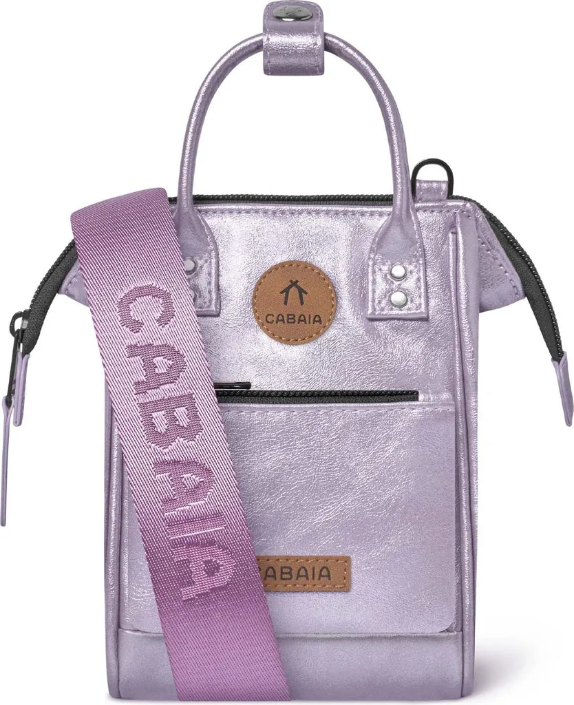 Sac à bandoulière Cabaïa Adventurer Capri Lilas Nano - Petit Sac Main