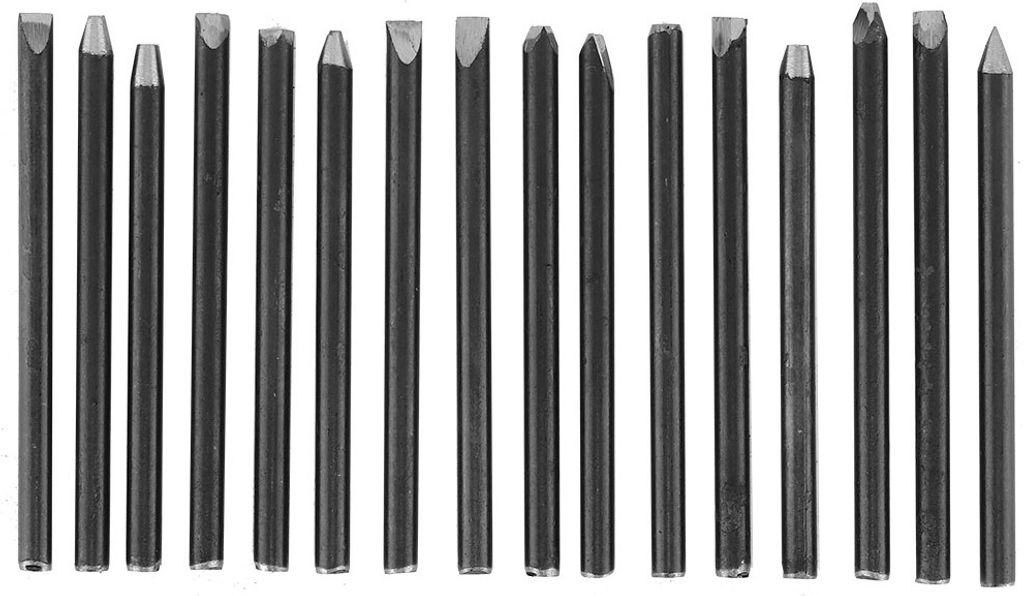 Amboss-Meißel-Ausrüstungsset für die Schmuckverarbeitung, Herstellung von Schnitzwerkzeugen (16 Stück)