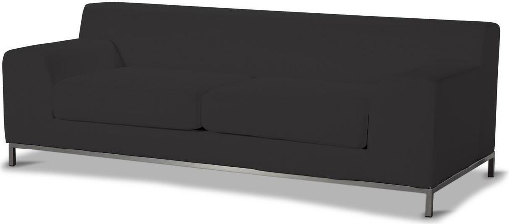Dekoria Bezug für Kramfors 3-Sitzer Sofa, anthrazit, Sofahusse, Kramfors 3-Sitzer