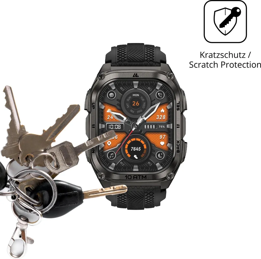 Dipos Pellicola Protettiva Antiriflesso Per Orologio – 6 Pezzi – Diametro 20 Mm – Made In Germany, Anti Impronte