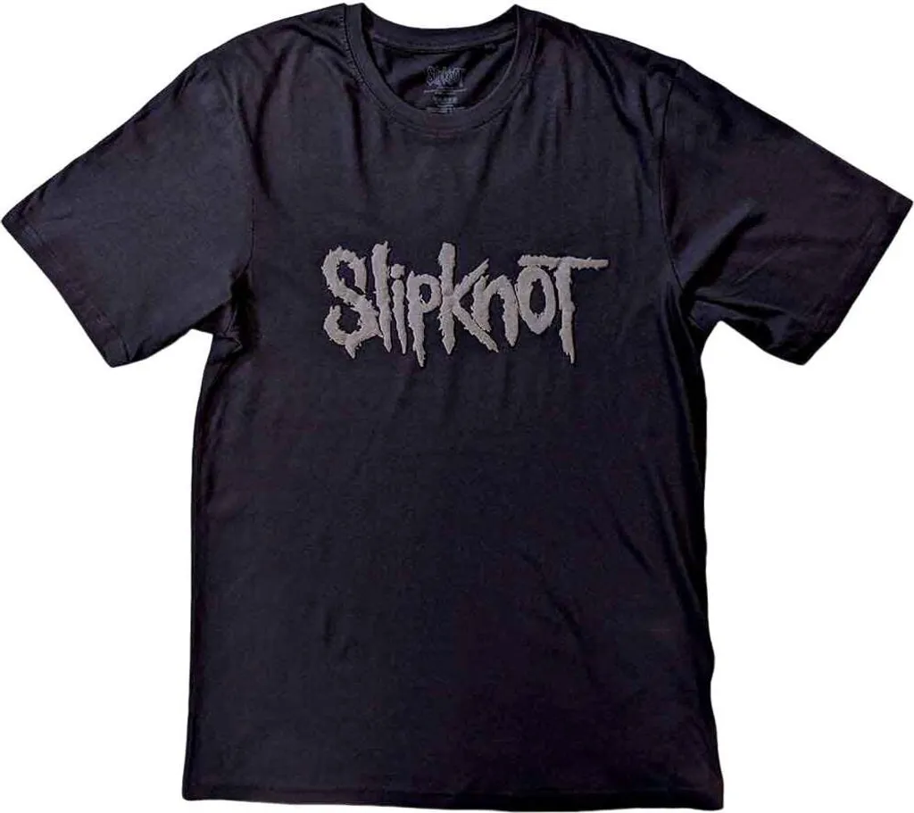 Haut de Musique Rock : T-shirt Slipknot Logo Black XL pour Homme Noir