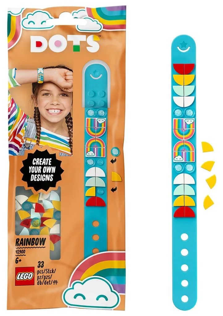 Lego DOTs Boîte de Construction Multicolore avec 1000 Pièces Variées