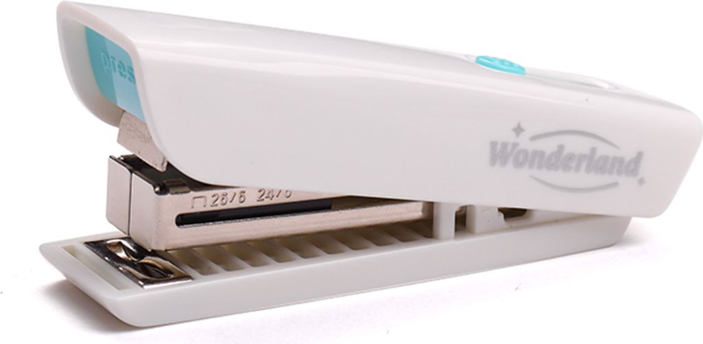 KW-trio Mueheloser Schreibtisch-Hefter, handgehaltener Buero-Hefter, 15 Blatt Kapazitaet, unterstuetzt 24/6 oder 26/6 Heftklammergroessen, mit einz...