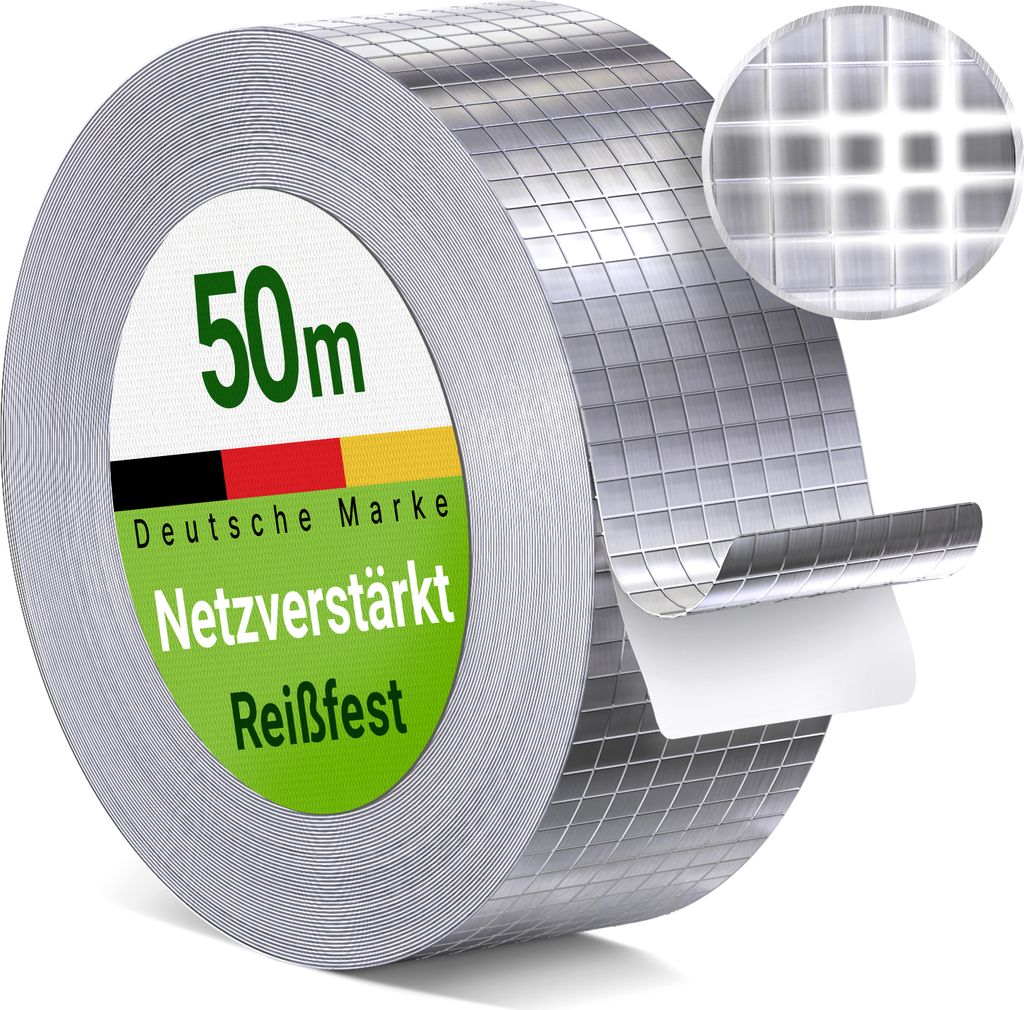 Aluminium Klebeband netzverstärkt 48mm x 50m Produktbild 9