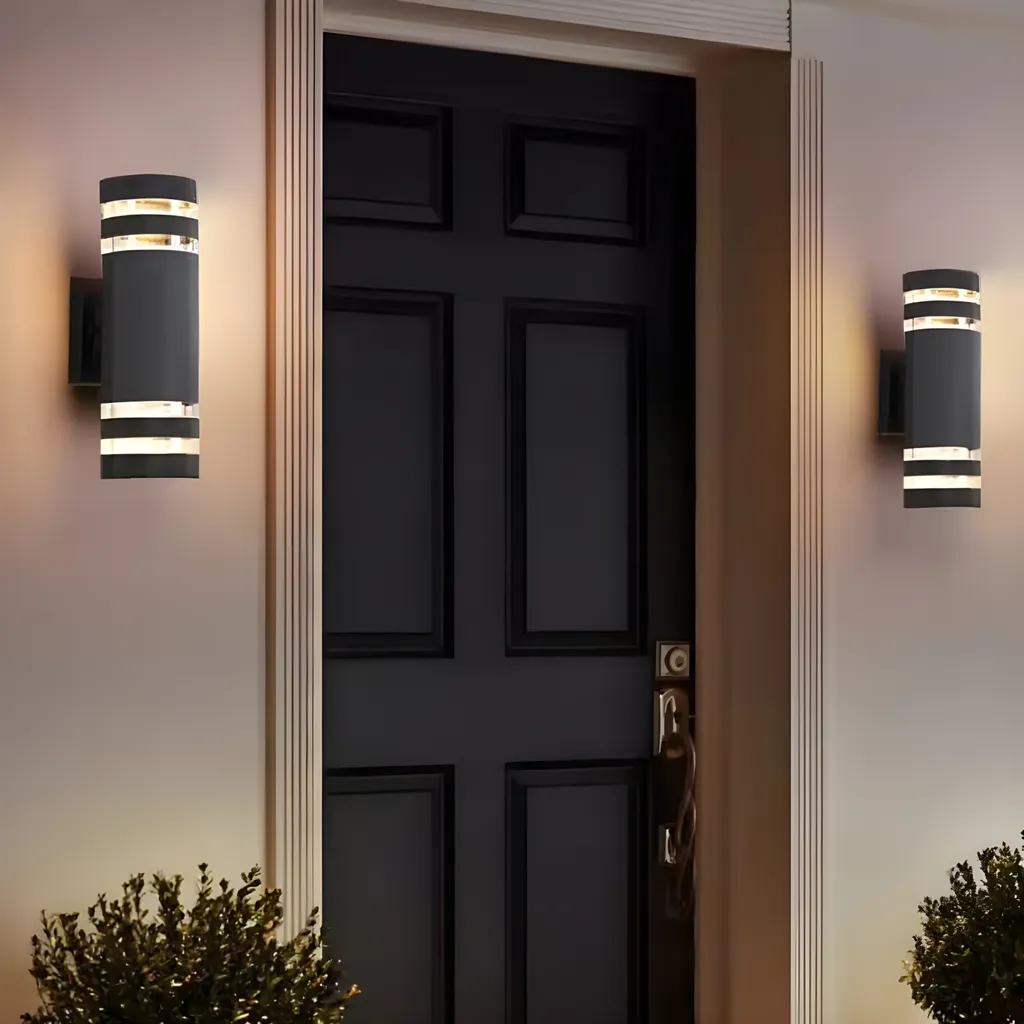 Applique Murale Extérieure E27 Lampe de Jardin Étanche IP54 pour Terrasse - 9